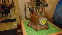 Telefon in unserem Hotel in Mandawa