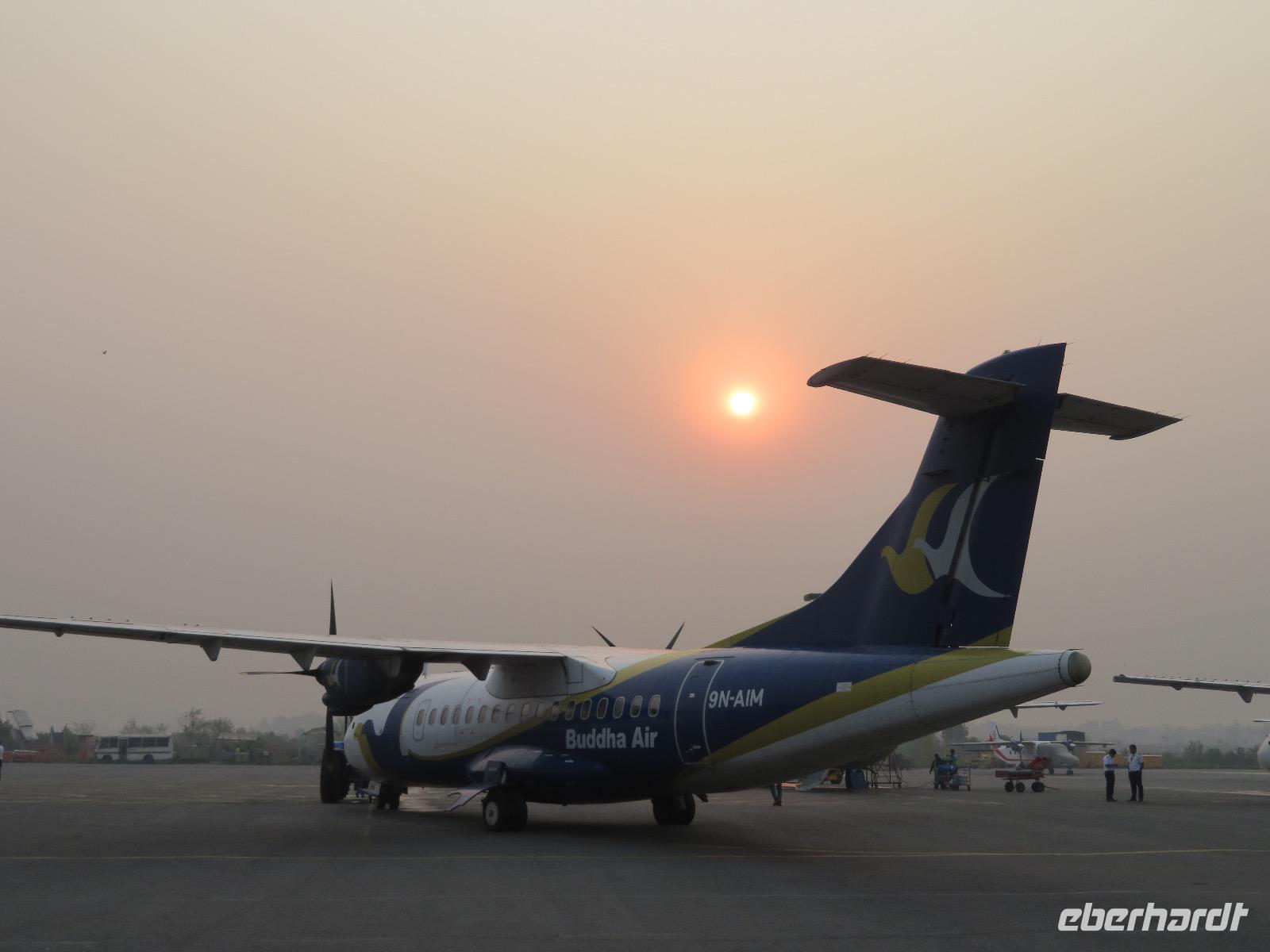 Flug mit Buddha Air