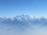 Flug zum Mount Everest
