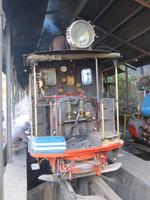 alte Lokomotive des Toy Train 