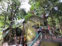 Tempel auf dem Weg nach Gantok