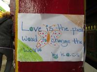 Love is teh first word to change the world