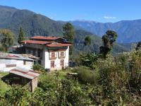 Dorf in Bhutan
