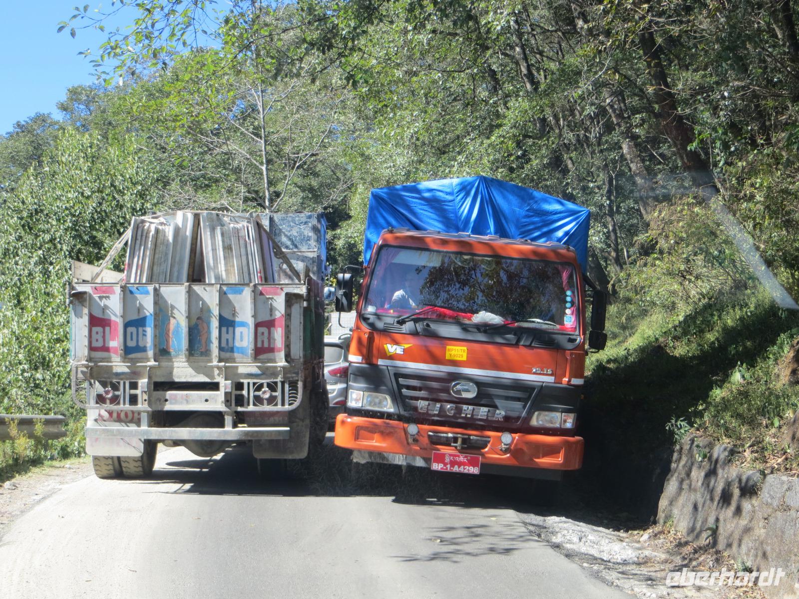 Straßenszene Bhutan
