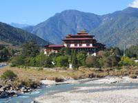 am Punakha Dzong