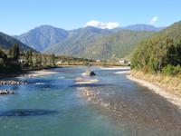 Flusslandschaft Punakha