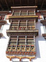 Detail im Paro Dzong