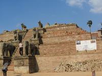 Erdbebenschäden in Bakhtapur