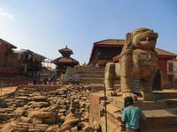 Erdbebenschäden in Bakhtapur