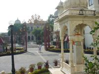 Zugang zum privaten Teil im Stadtpalast Udaipur
