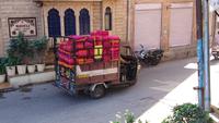 Stofftransport in Jodhpur