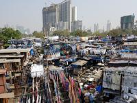 Indien, Mumbai, Großwäscherei
