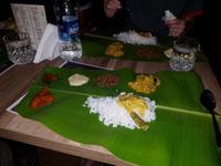 Indien, Kerala, Mittagsimbiss Sadya