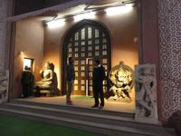 Indien, Agra, Einlegearbeiten Schau