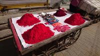 Farbverkauf in Pushkar