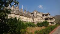 Rückseite des Jain-Tempels in Ranakpur
