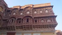 Interessante Baukunst an der Festung Jodhpur