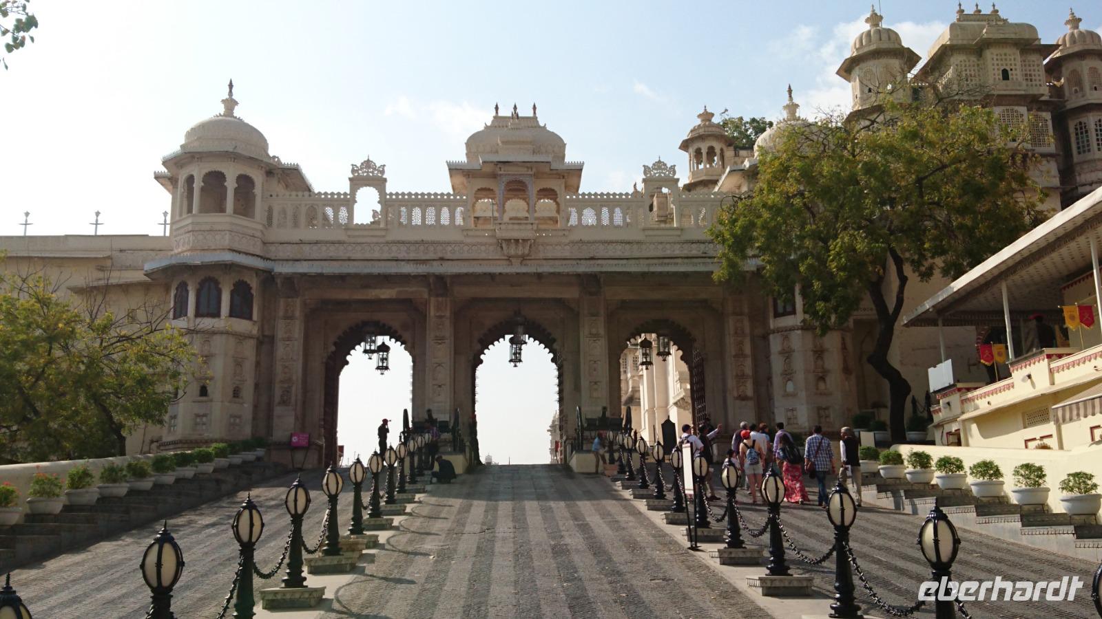 Stadtpalastzugang Udaipur