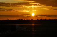 Der Vorteil des frühen Aufstehens - Sonnenaufgang in Leipzig