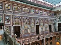 Wandmalereien im Grand Haweli Hotel, Navalgarh