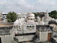 Ausblick vom Dach eines Haveli in Navalgarh