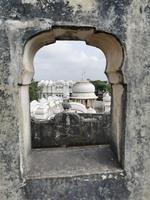 Ausblick vom Dach eines Haveli in Navalgarh