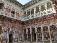 Innenhof eines Haveli, Navalgarh