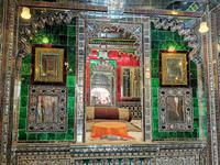 Innenraum, Maharadjapalast Udaipur, Spiegel über Spiegel