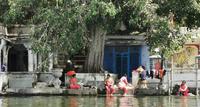 Die Wäsche wird gewachen, Pichola See, Udaipur