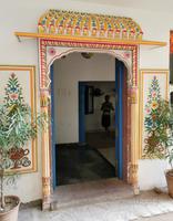 Flucht zum Mittagessen in Ruhe auf dem Dach eines Haweli, Jaipur