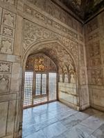 Höchste Handwerkskunst im roten Fort in Agra