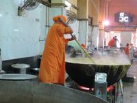 Großküche im Sikk-Tempel