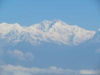 Hotelausblick zum Kantchendzonga