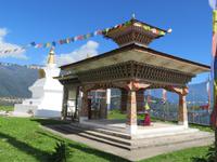 Stuppa am Weg nach Thimphu