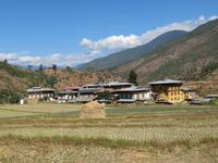 im Punakhatal auf dem Weg zum Fruchtbarkeitskloster