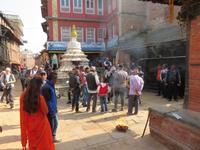 Opferritual in Bakhtapur