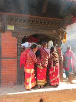 Opferritual in Bakhtapur
