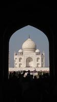 Erster Blick aufs Taj Mahal