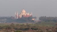 Blick vom Roten Fort zum Taj Mahal