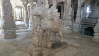 Glück verheißender Elefant im jain-Tempel Ranakpur