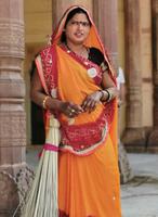 Man post gern und freut sich über ein paar Rupien extra, Amber Fort, Jaipur, 