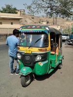 Tuk Tuk vor dem Amber Fort, Jaipur