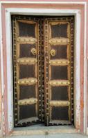 Prunkvolle Tür im Stadtpalast in Jaipur