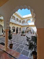 Zweiter Innenhof des Haveli Hotels, Ranthambhore Nationalpark