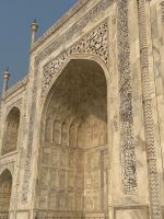 37 Taj Mahal - Verzierungen