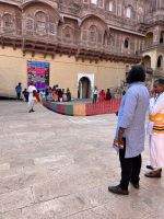 140 Felsen-Palast Meheranghar Fort - Wie bindet man einen Turban