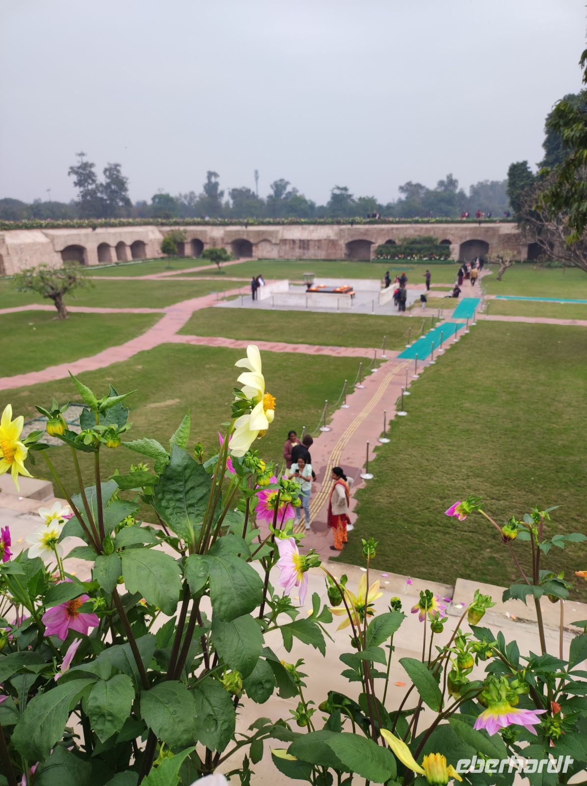 Verbrennungsort von Mahatma Gandhi - Neu Delhi, Indien