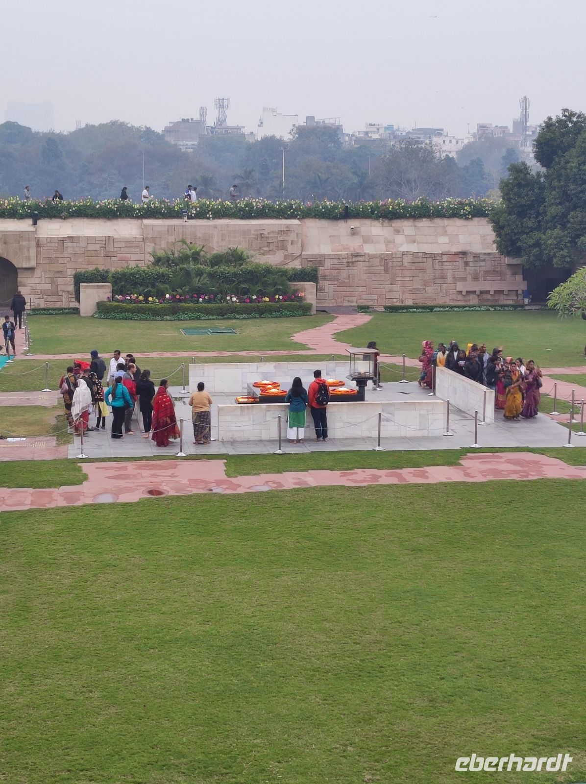 Verbrennungsort von Mahatma Gandhi - Neu Delhi, Indien