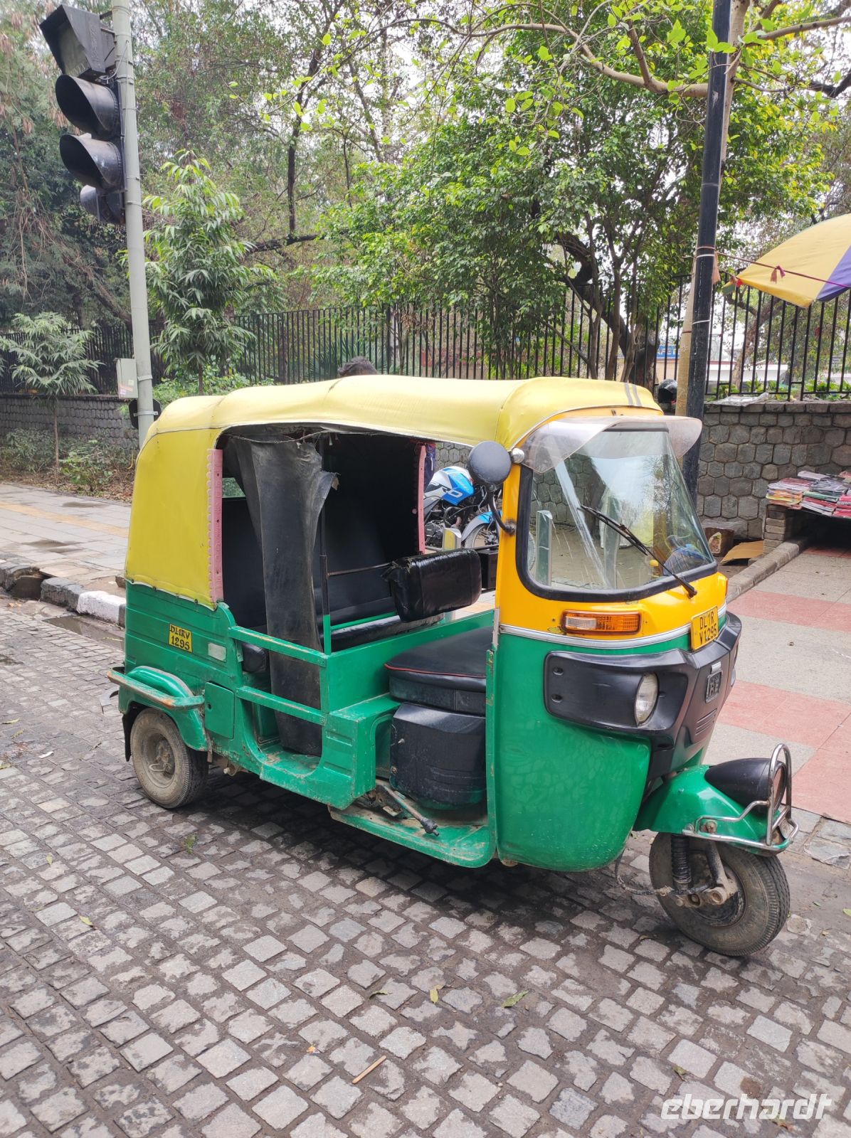 typisches Tuk-Tuk in Neu Delhi, Indien