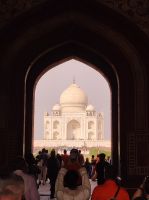 Das Taj Mahal in Agra, Indien